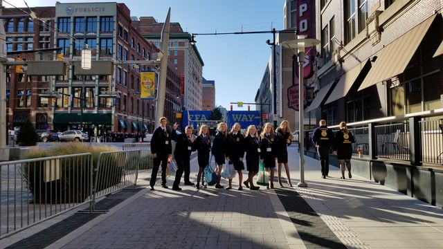 Middle School FFA Officers attended the 90th National FFA Convention in Indianapolis, IN